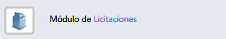Modulo de licitaciones
