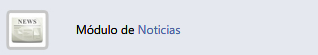 Modulo de noticias